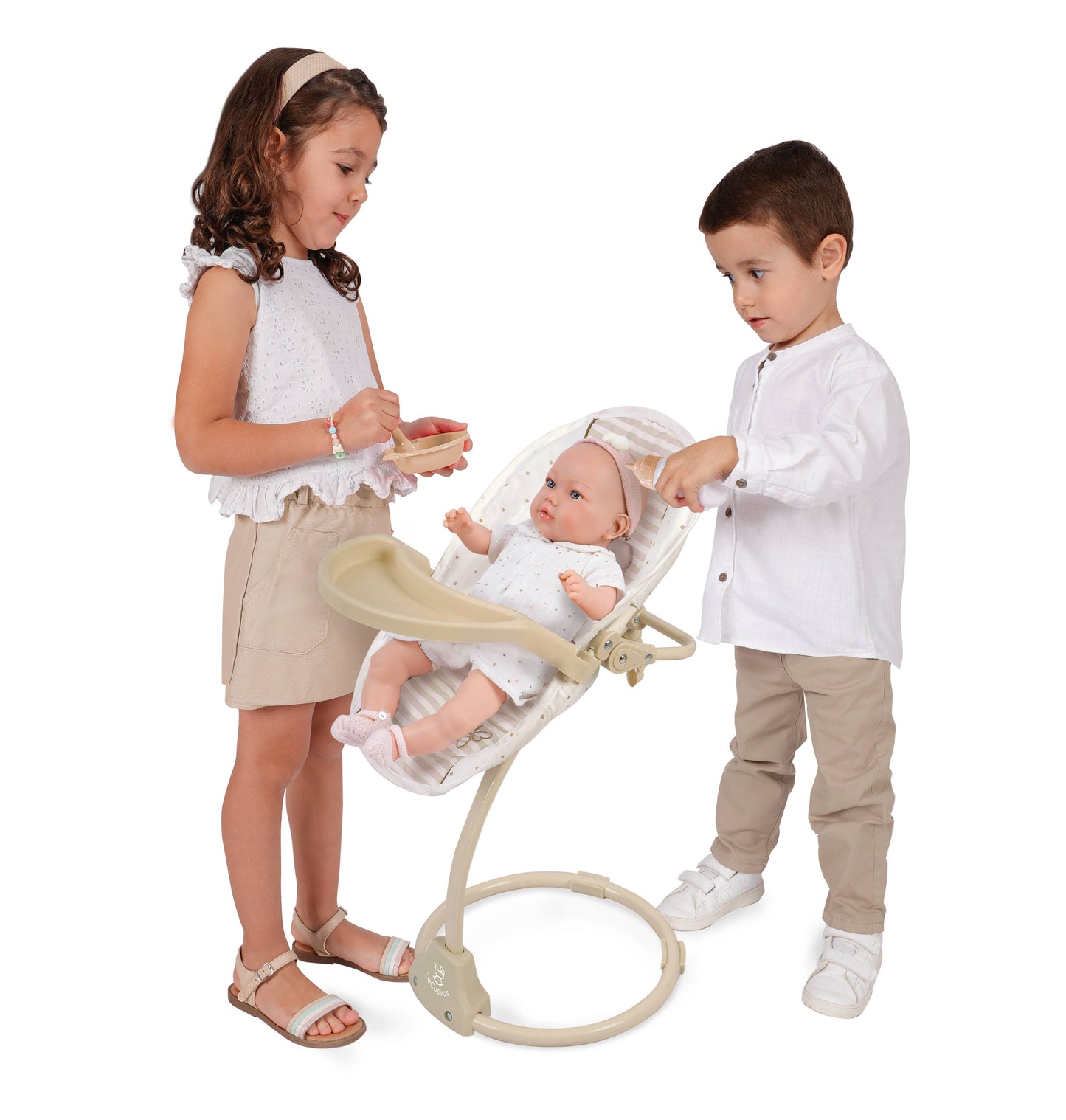 VERONA HIGHCHAIR & SWING FOR DOLLS & REBORNS