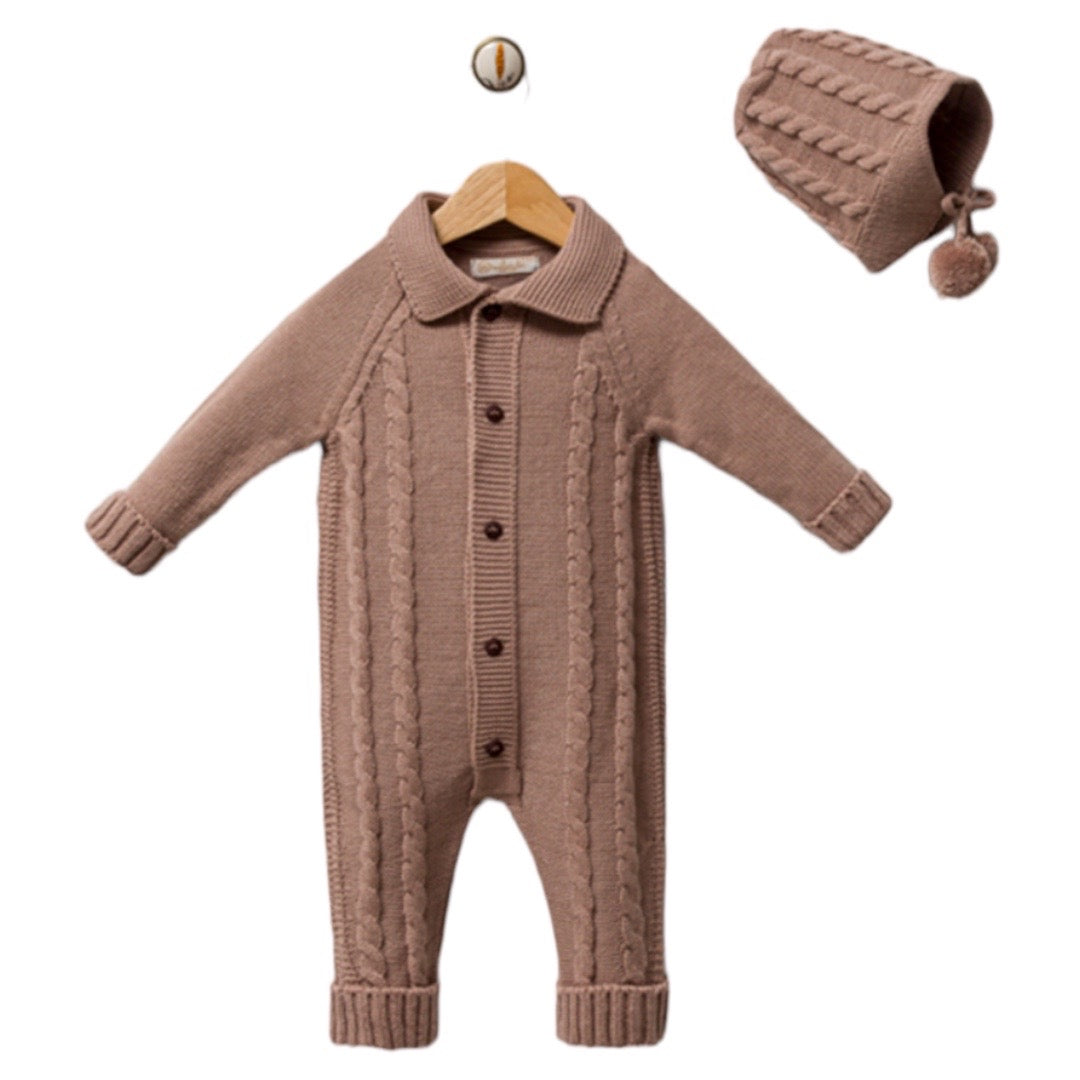 The Otis Knitted 2 Piece (Brown)