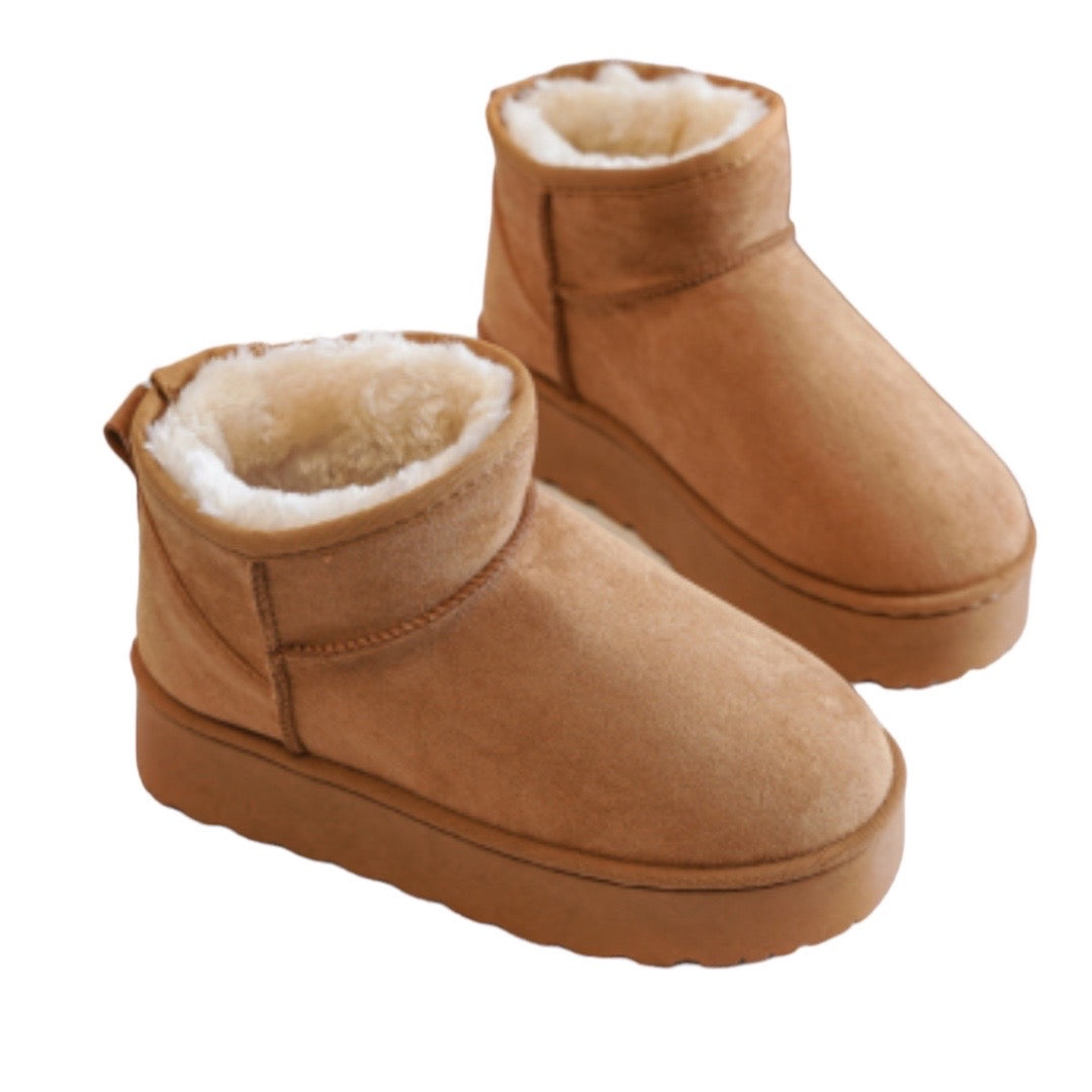 Brown Platform Ugg Boots  (size 8- uk3)