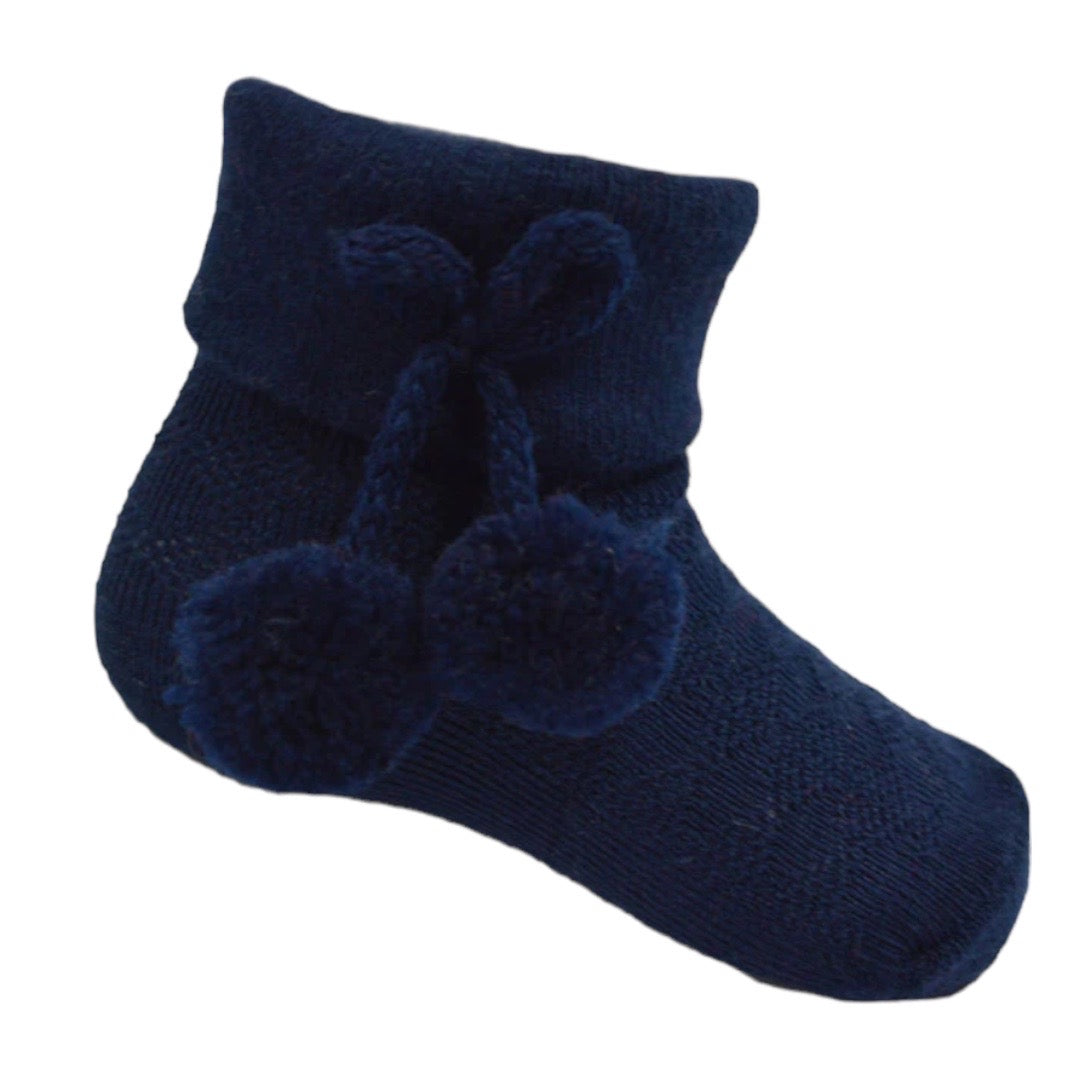 POM POM ANKLE SOCKS