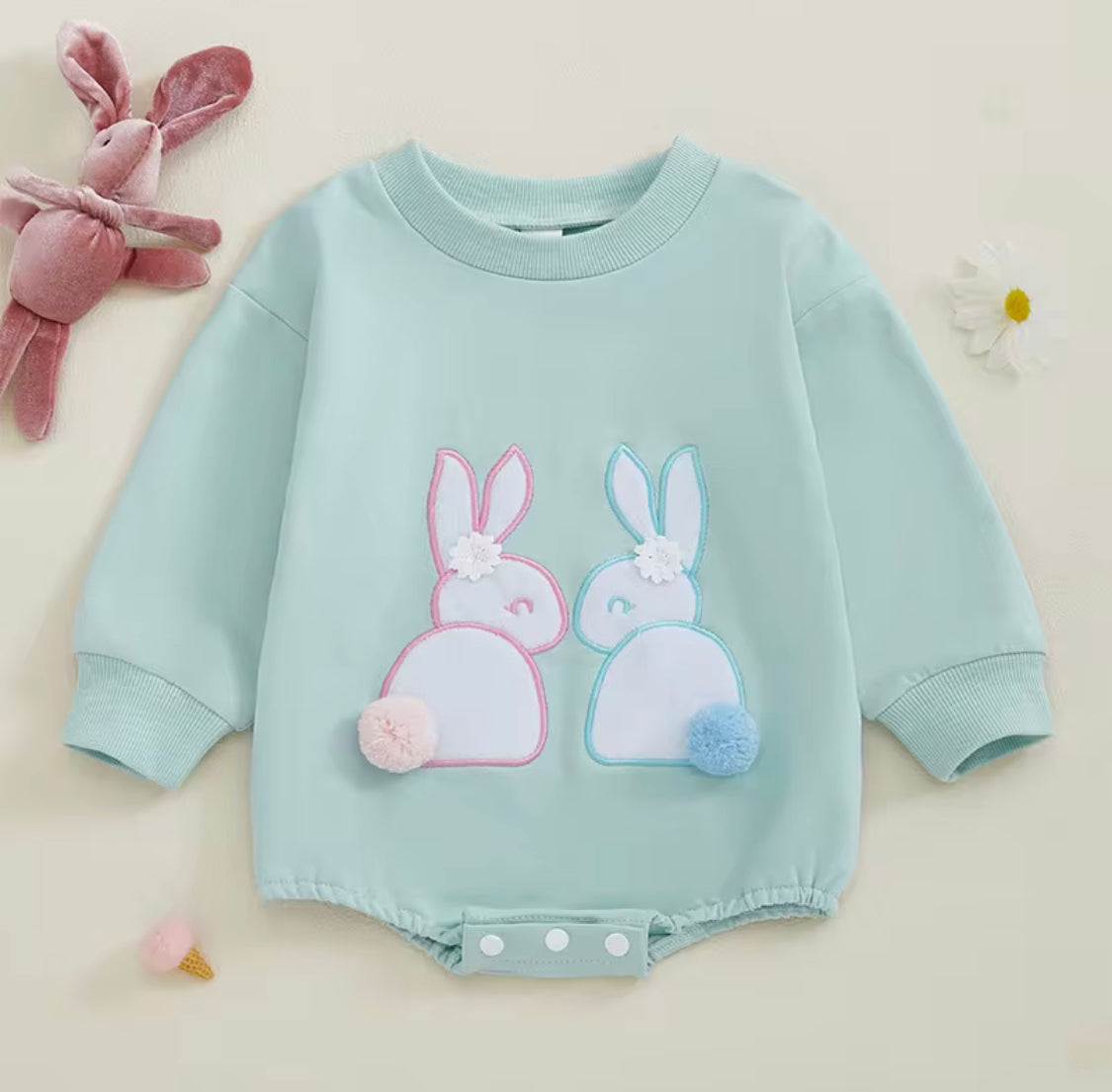 Bunny Bobble Romper