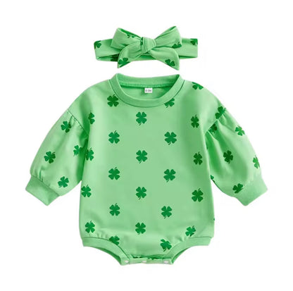 Clover Romper  & Headband