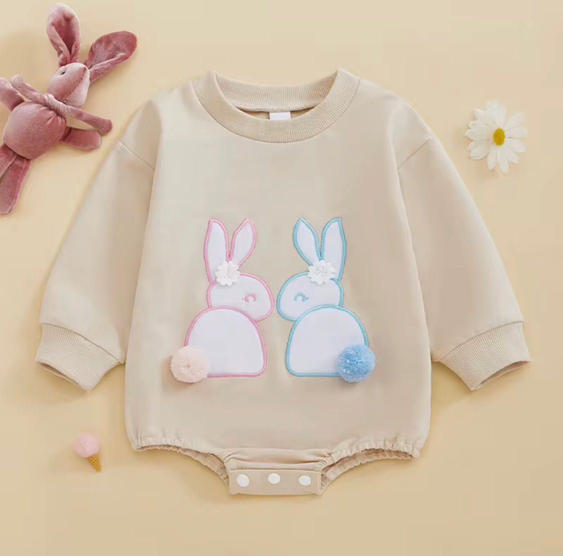 Bunny Bobble Romper