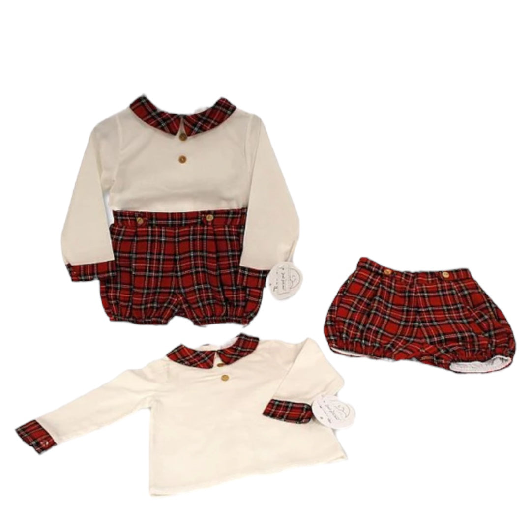 Boys Tartan Spanish Style Set