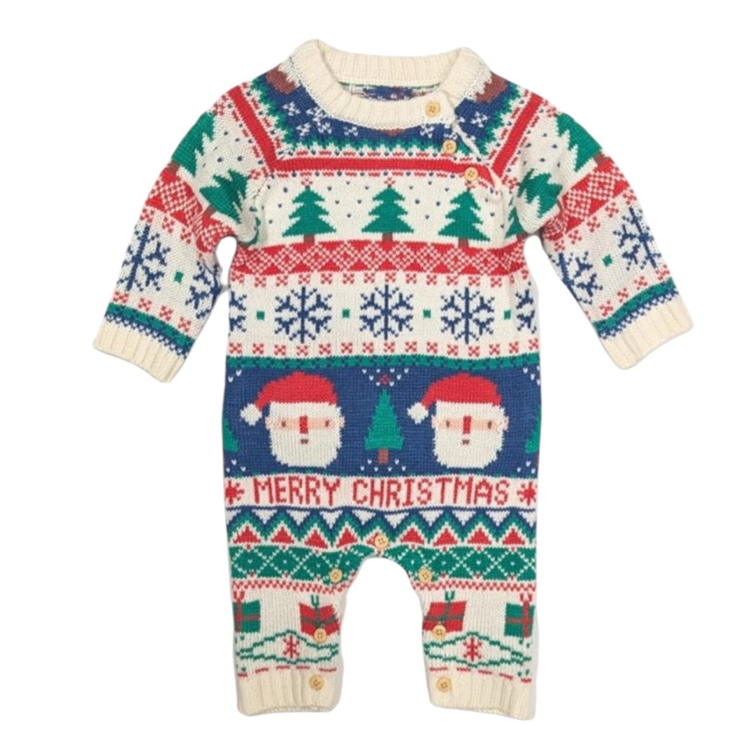 Christmas knitted Romper