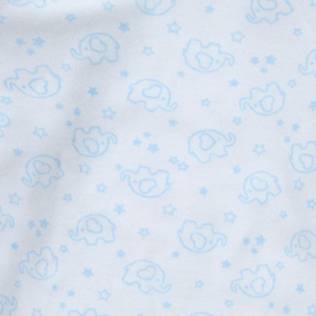 BABY ALL OVER ELEPHANT PRINT PYJAMA- SKY Blue