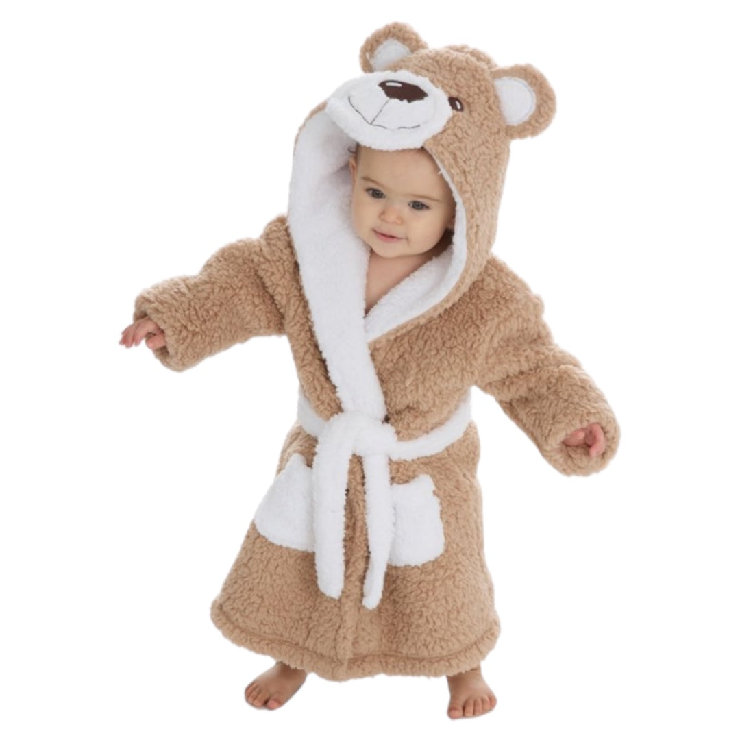 BABY NOVELTY TEDDY DRESSING GOWN