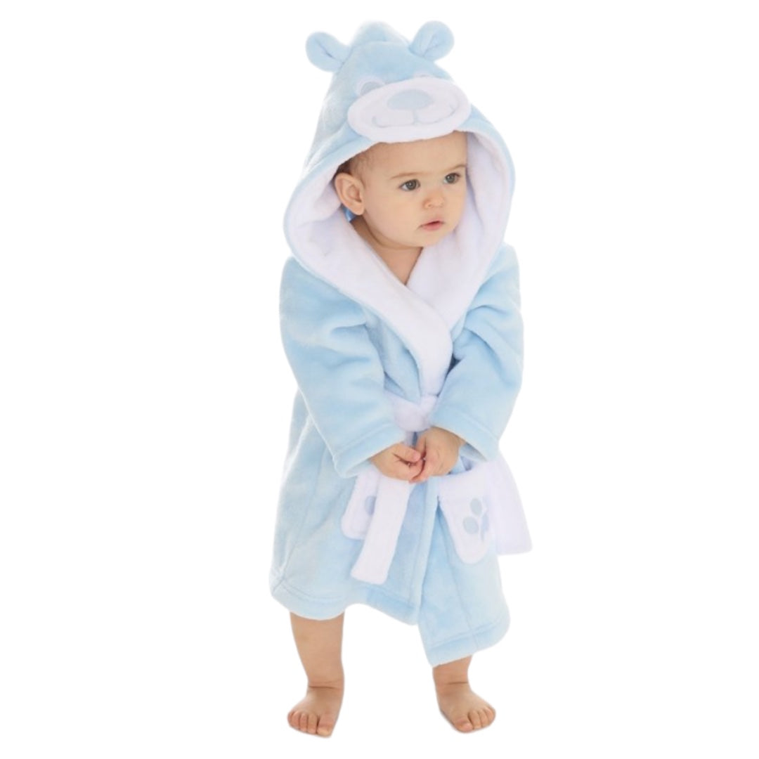 BABY NOVELTY SKY TEDDY DRESSING GOWN