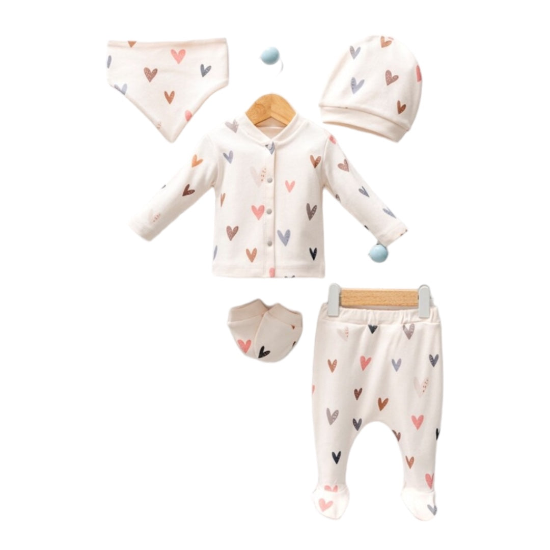 New Born 5 Piece Gift Set