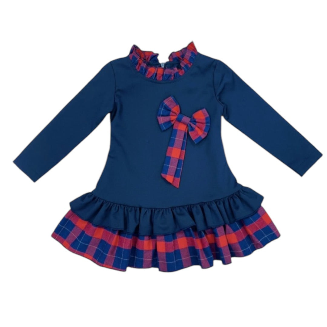 Billy Mae Tartan Bow Dress