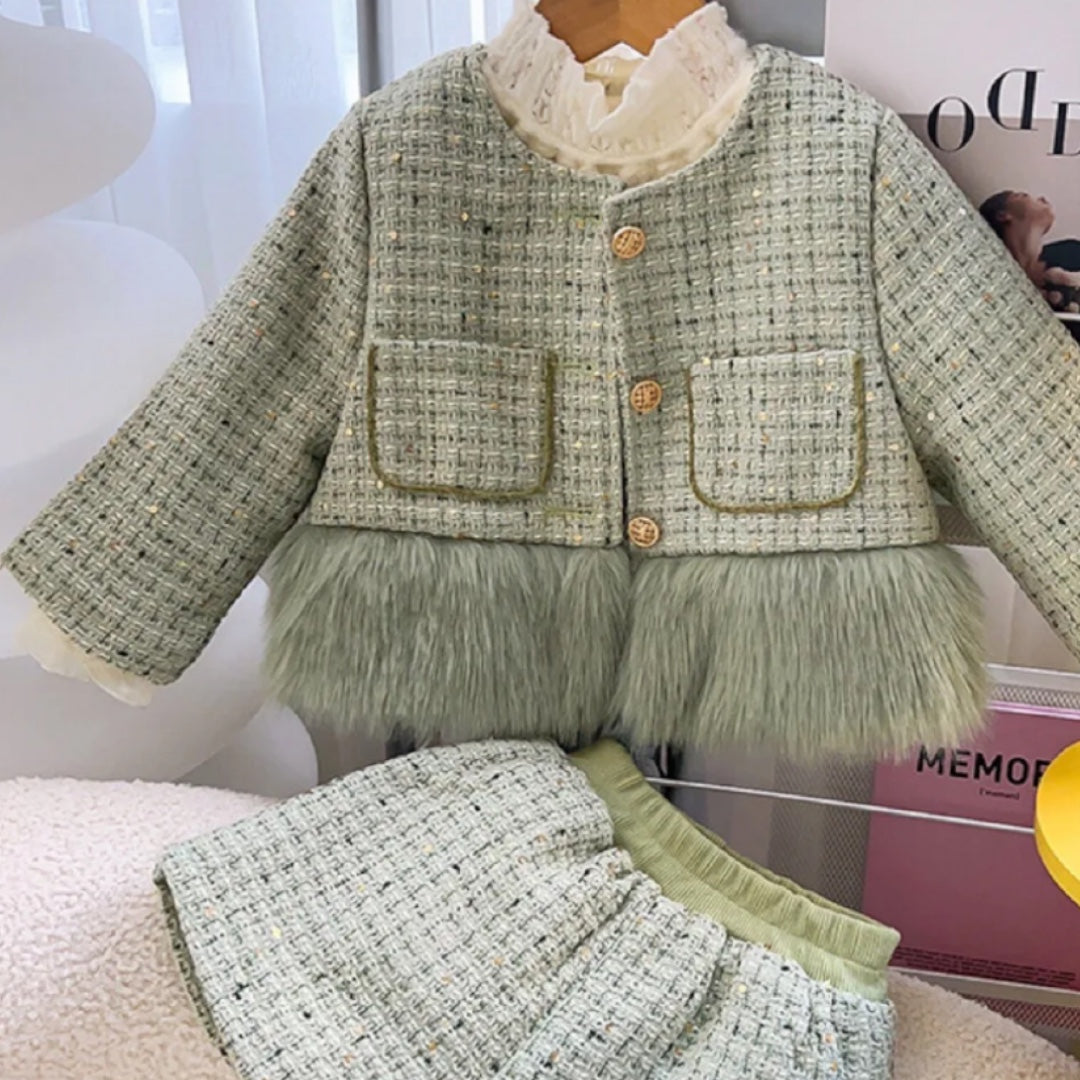 Sage Blazer & Shorts Set