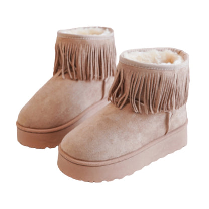 Baby Girl Fringing Style Uggs (size 3-7) beige