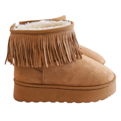 Baby Girl Fringing Style Uggs (size 3-7) camel