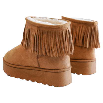 Baby Girl Fringing Style Uggs (size 3-7) camel