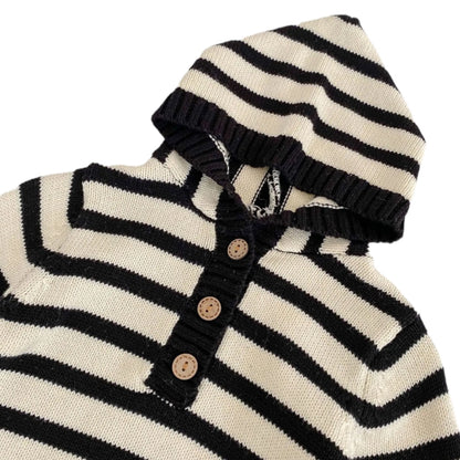 Baby Boy Striped Cotton Romper