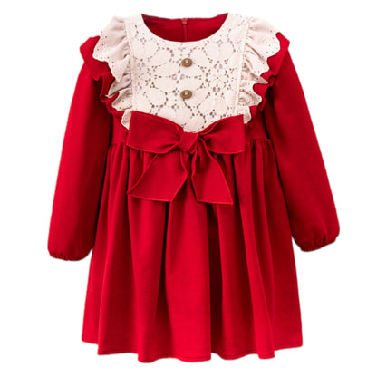 Beth Red Lace Dress