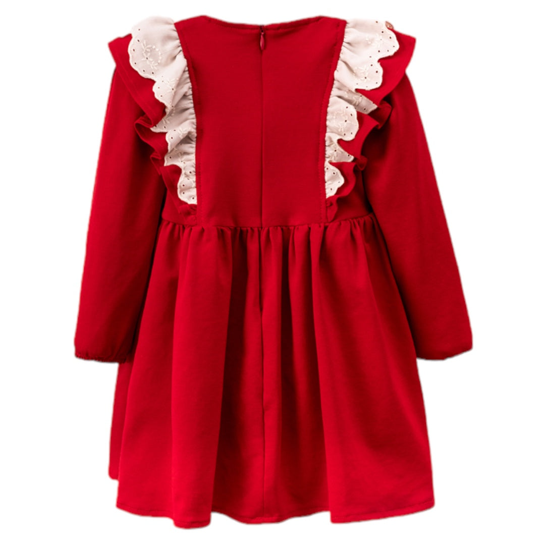 Beth Red Lace Dress