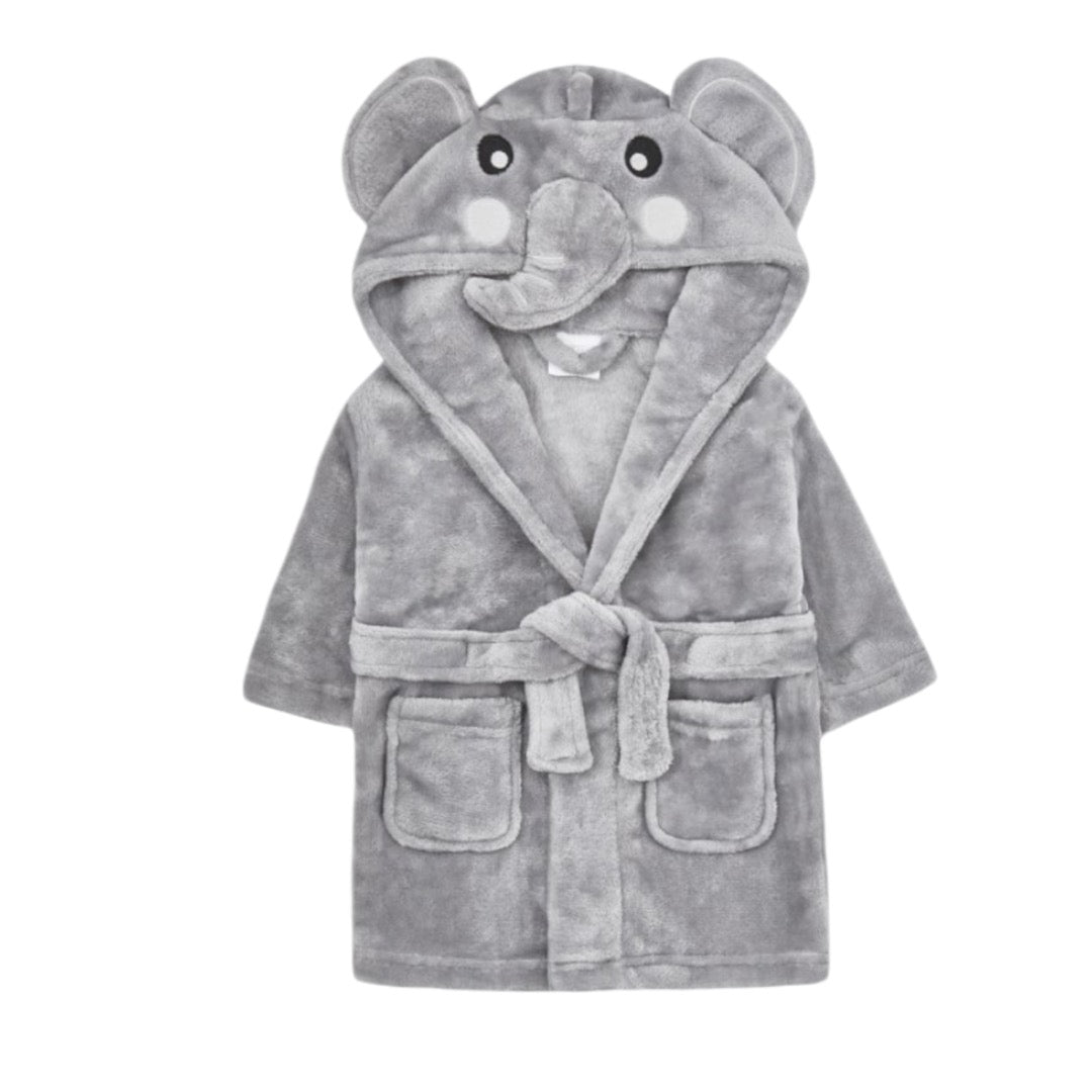 BABY NOVELTY ELEPHANT DRESSING GOWN