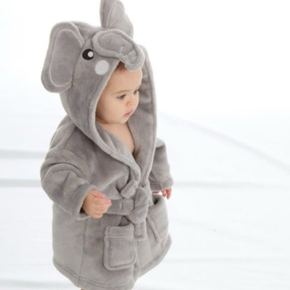 BABY NOVELTY ELEPHANT DRESSING GOWN