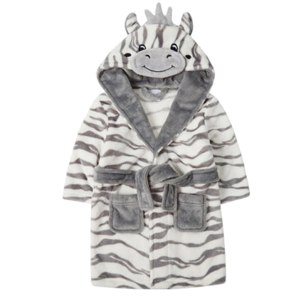 BABY NOVELTY ZEBRA DRESSING GOWN