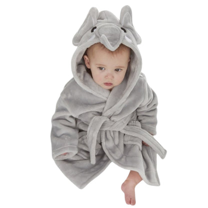 BABY NOVELTY ELEPHANT DRESSING GOWN