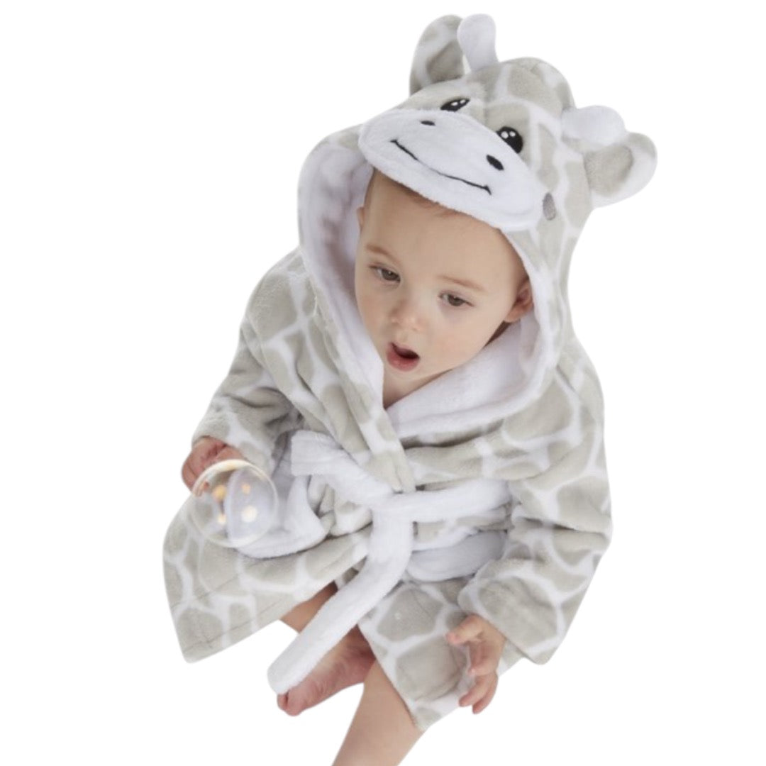 BABY NOVELTY GIRAFFE DRESSING GOWN