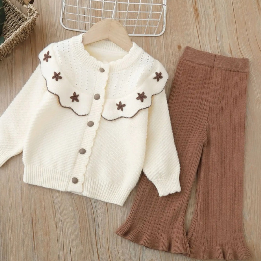 Star Knitted Set (Cream)