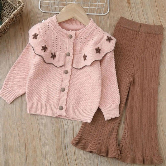 Star Knitted Set (Pink)