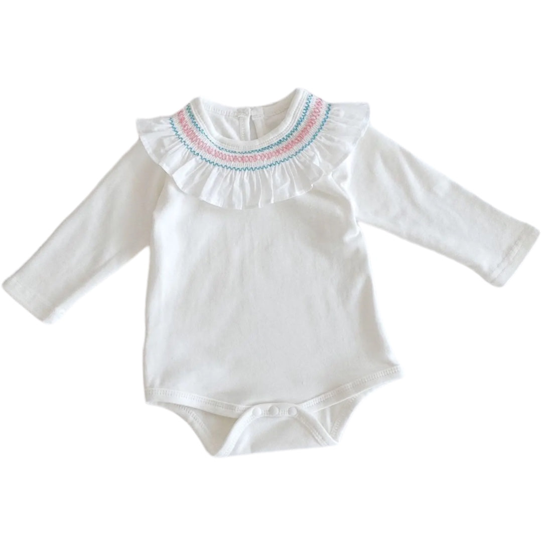 Gracie Frill collar Bodysuit