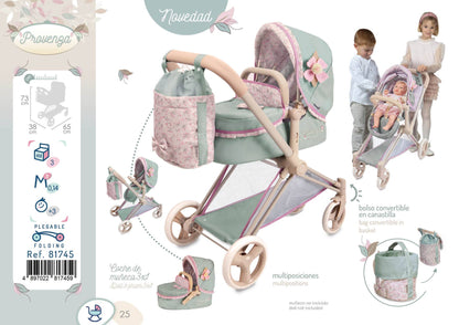 Provenza Convertible 3x1 Doll's Pram