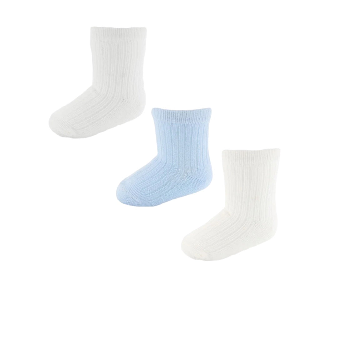 3 PACK Ribbed Baby Socks