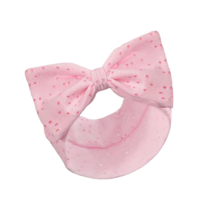 Broderie Anglaise Headband - Large Bow